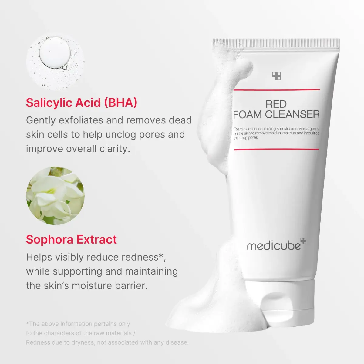 medicube Red Foam Cleanser 120ml (4.05 Fl Oz) | Deep Cleansing with Salicylic Acid - view 4