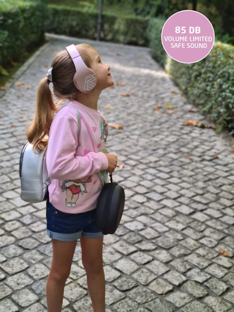 PowerLocus Kids Over-Ear Bluetooth Headphones | Safe 85DB Volume, 15H Play, Foldable, Micro SD Mode - view 5