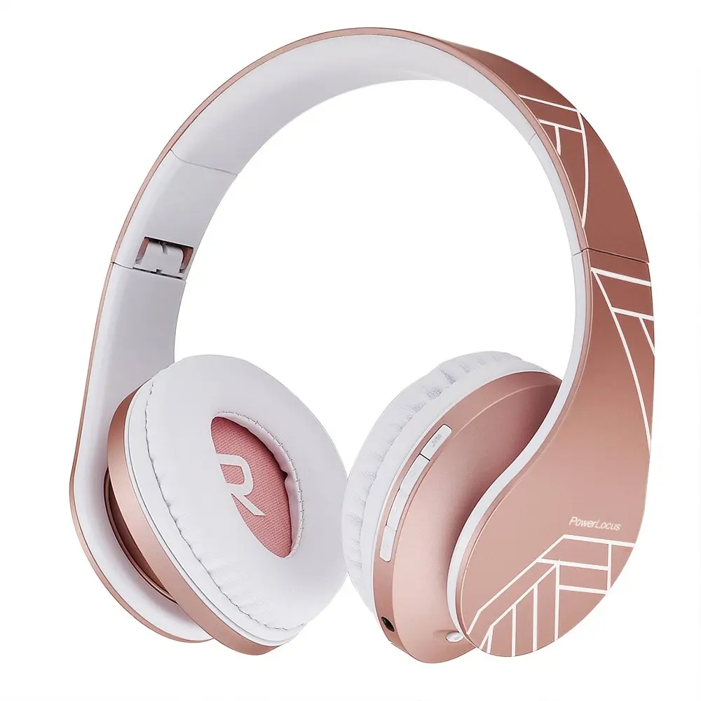 PowerLocus Kids Over-Ear Bluetooth Headphones | Safe 85DB Volume, 15H Play, Foldable, Micro SD Mode - main product image