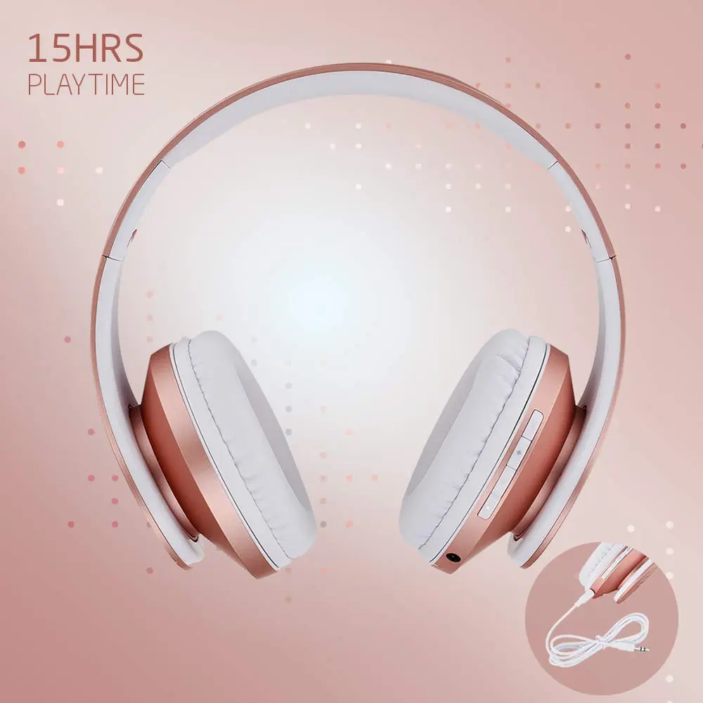 PowerLocus Kids Over-Ear Bluetooth Headphones | Safe 85DB Volume, 15H Play, Foldable, Micro SD Mode - view 8