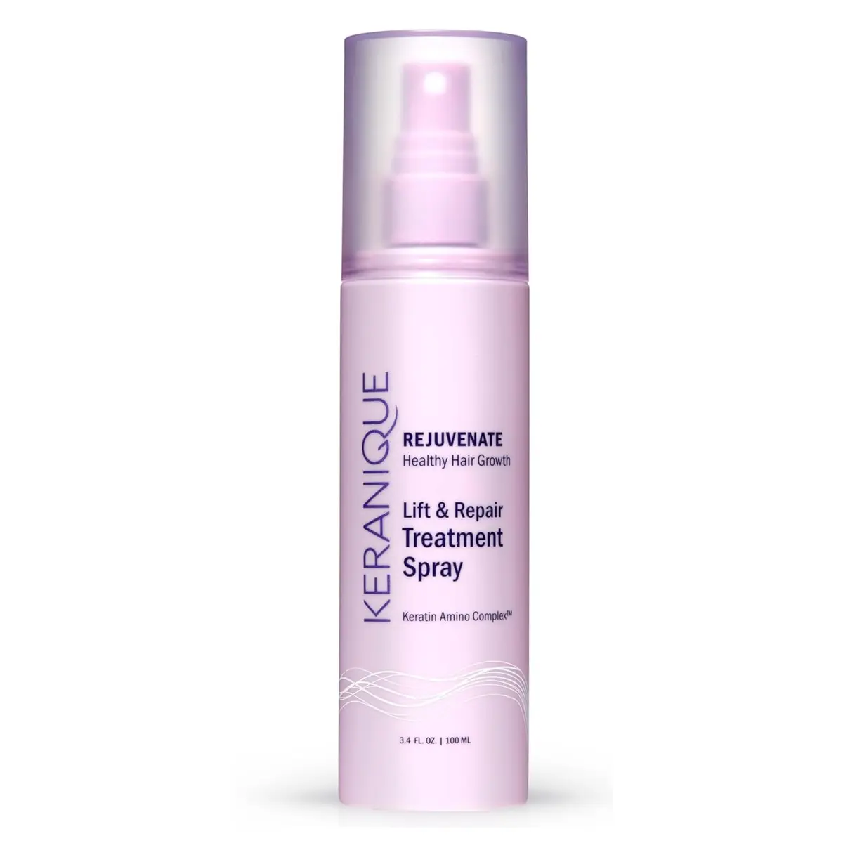 Keranique Lift & Repair Treatment Spray with Keratin Amino Complex™ 2X3.4 Fl Oz | Instant Volume & Split End Repair - main product image