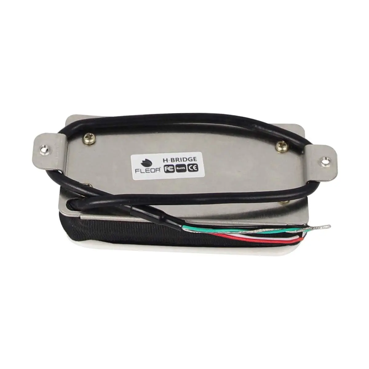 FLEOR High Output Bridge Pickup White | Dual Rail Humbucker for Electric Guitar - view 5