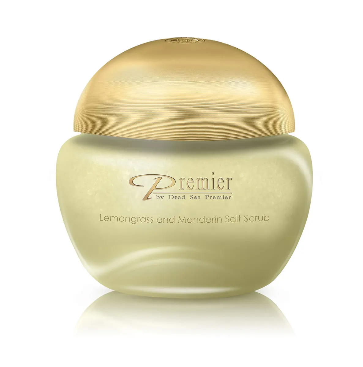 Premier Body Scrub - Lemongrass & Mandarine 10.5 Oz | Dead Sea Mineral Exfoliant for All Skin Types - main product image