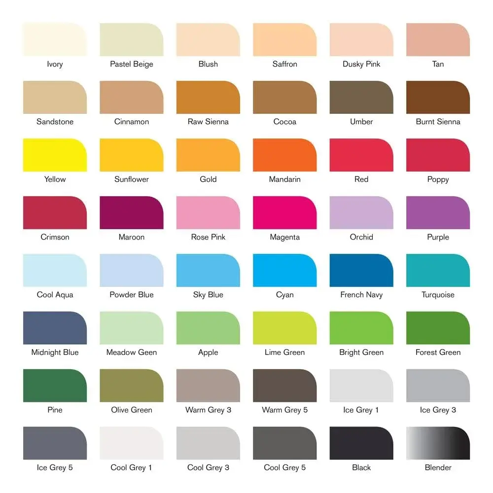 Winsor & Newton Promarker Essential Collection Set of 48 | Alcohol-Based Markers for Art & Craft - view 4