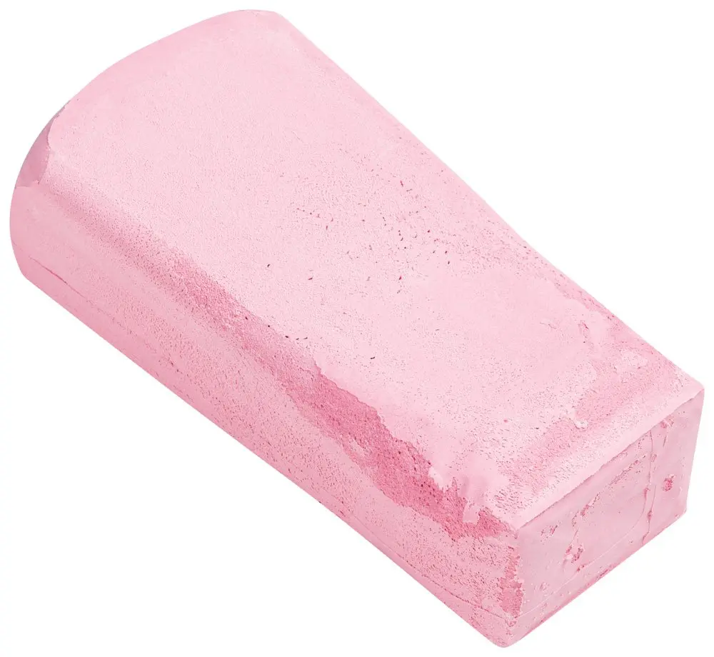 PFERD Large Polishing Paste Bar 5-1/2" x 2 x 2-3/4 Pink | High-Gloss Metal Finish - main product image