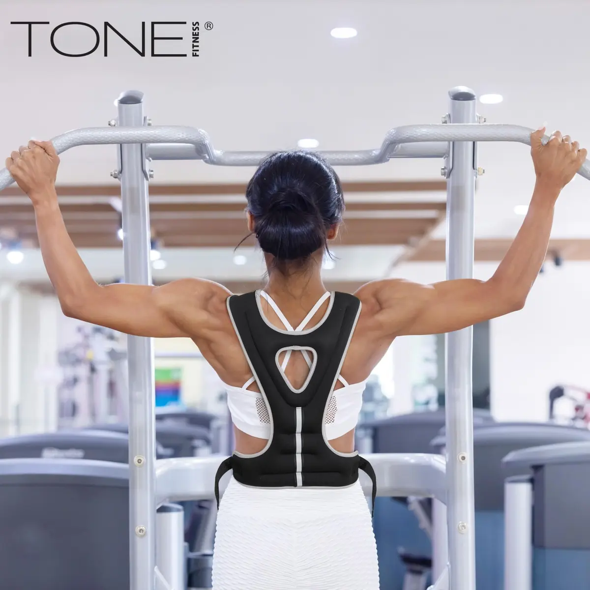 Tone Fitness 8lb Weighted Vest | Adjustable Neoprene Workout Vest for Men & Women - view 5