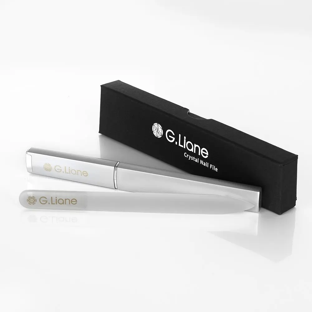 G.Liane Crystal Nail File Set–Professional Nail File Manicure Pedicure Kit for Natural Nails Acrylic Nails Gels Nails Manicure Tools for Home and Salon (140x12x3mm | Extra Fine 200 grit) - view 4