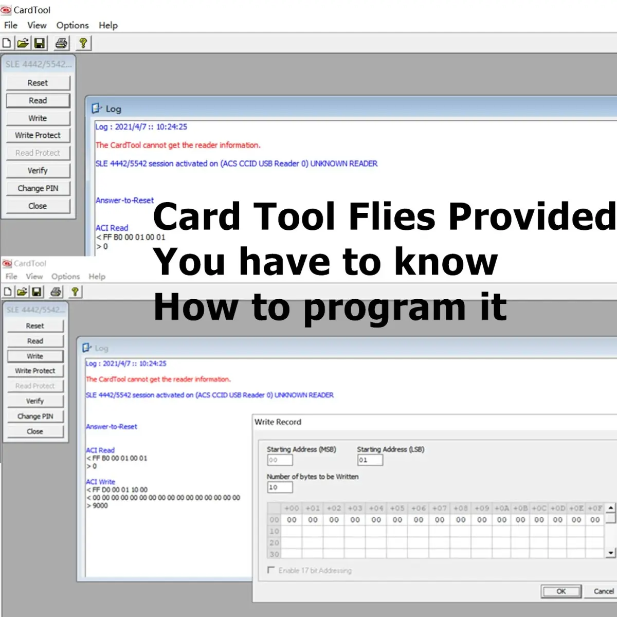 XCRFID ACR38_I1 USB Smart Card Reader Writer with 2x SLE4442 Chip Cards & SDK Kit | Professional Engineer Tool - view 4