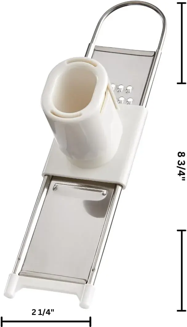 Fante's Uncle Cristian's Garlic Slicer Grater 21cm (8.75-Inches) | Stainless Steel Kitchen Tool - view 3
