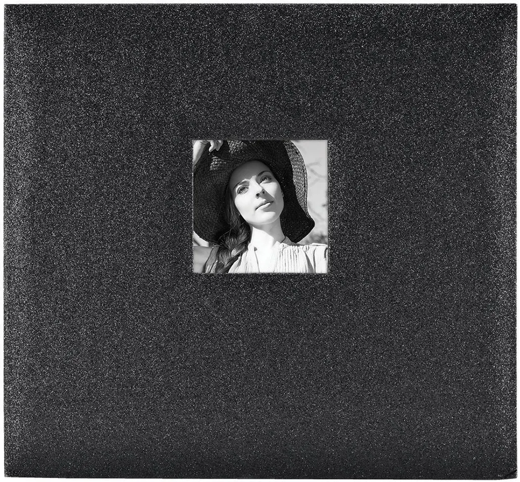 MCS Expandable Glitterscrapbook Album, 12x12, Black Diamond | Acid-Free, Expandable, Stylish - view 2
