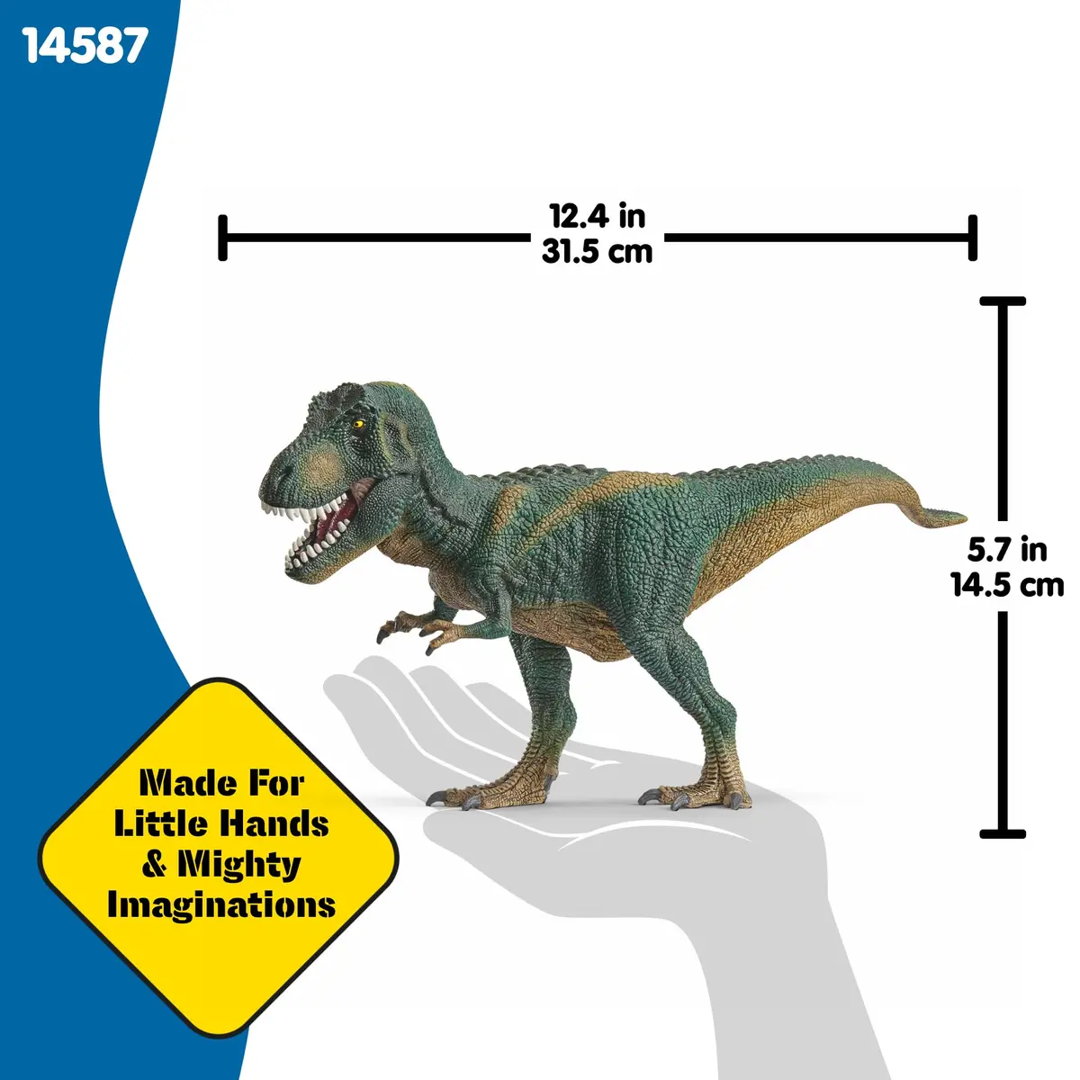 Schleich Tyrannosaurus Rex Figurine 31cm (12.4") | Realistic Dinosaur Toy for Kids Ages 4+ - view 6