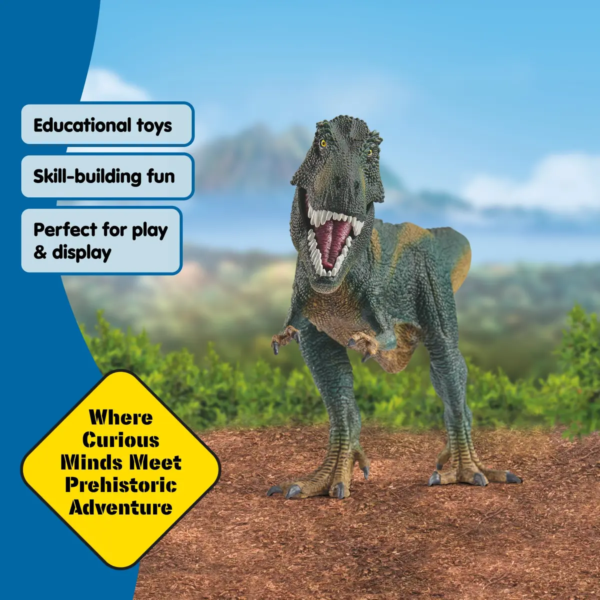 Schleich Tyrannosaurus Rex Figurine 31cm (12.4") | Realistic Dinosaur Toy for Kids Ages 4+ - view 7