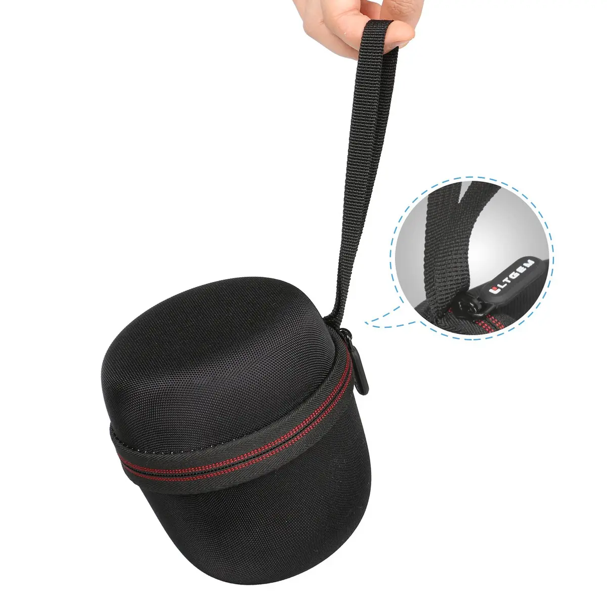 L LTGEM Case for Ultimate Ears WONDERBOOM 4 Waterproof Speaker, Black/Gray | Shock-Resistant & Waterproof - view 6