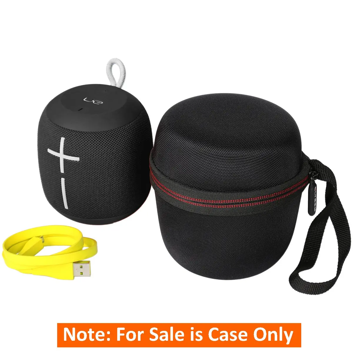 L LTGEM Case for Ultimate Ears WONDERBOOM 4 Waterproof Speaker, Black/Gray | Shock-Resistant & Waterproof - view 8