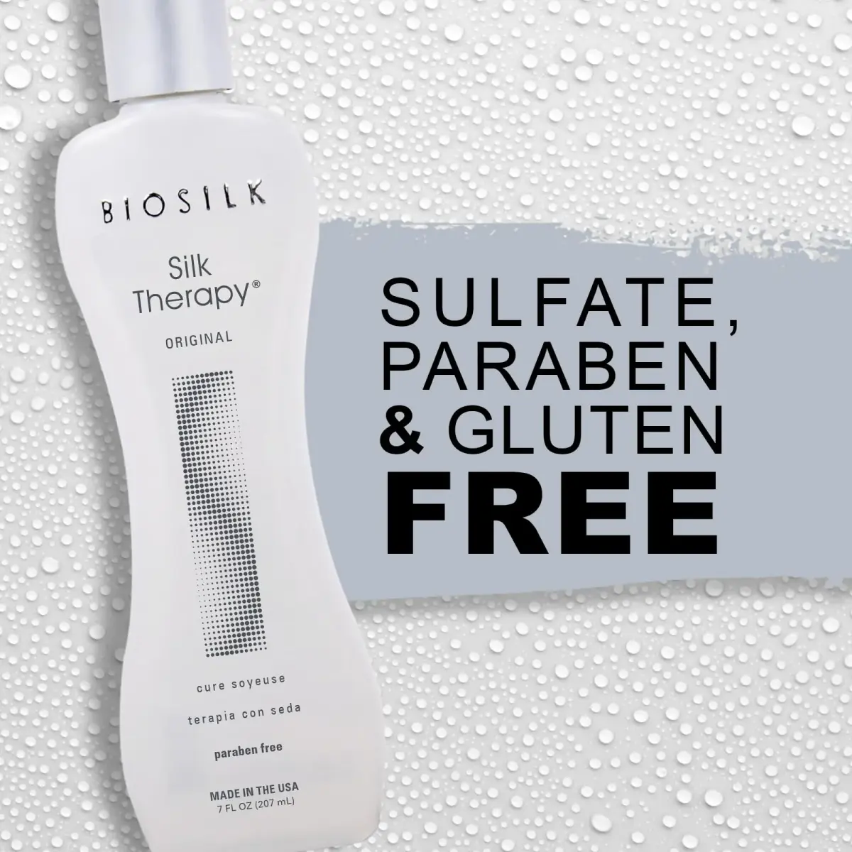 BioSilk Silk Therapy Original Leave-In Hair Treatment 207ml (7 Fl Oz) | Repairs, Smooths & Protects All Hair Types - view 7