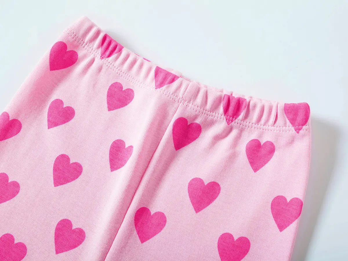 Dolphin&Fish Girls Pajamas 4T Pink Owl | 100% Cotton Snug Fit Sleepwear - view 5