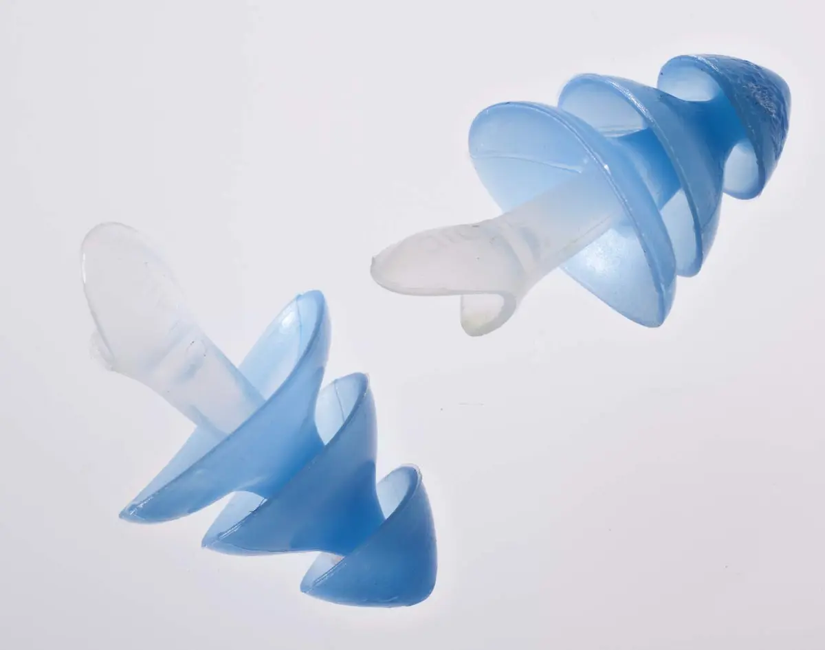Arena Earplug Pro Swimming Ear Plugs, Blue | Water-Resistant Silicone Ear Protection - view 3