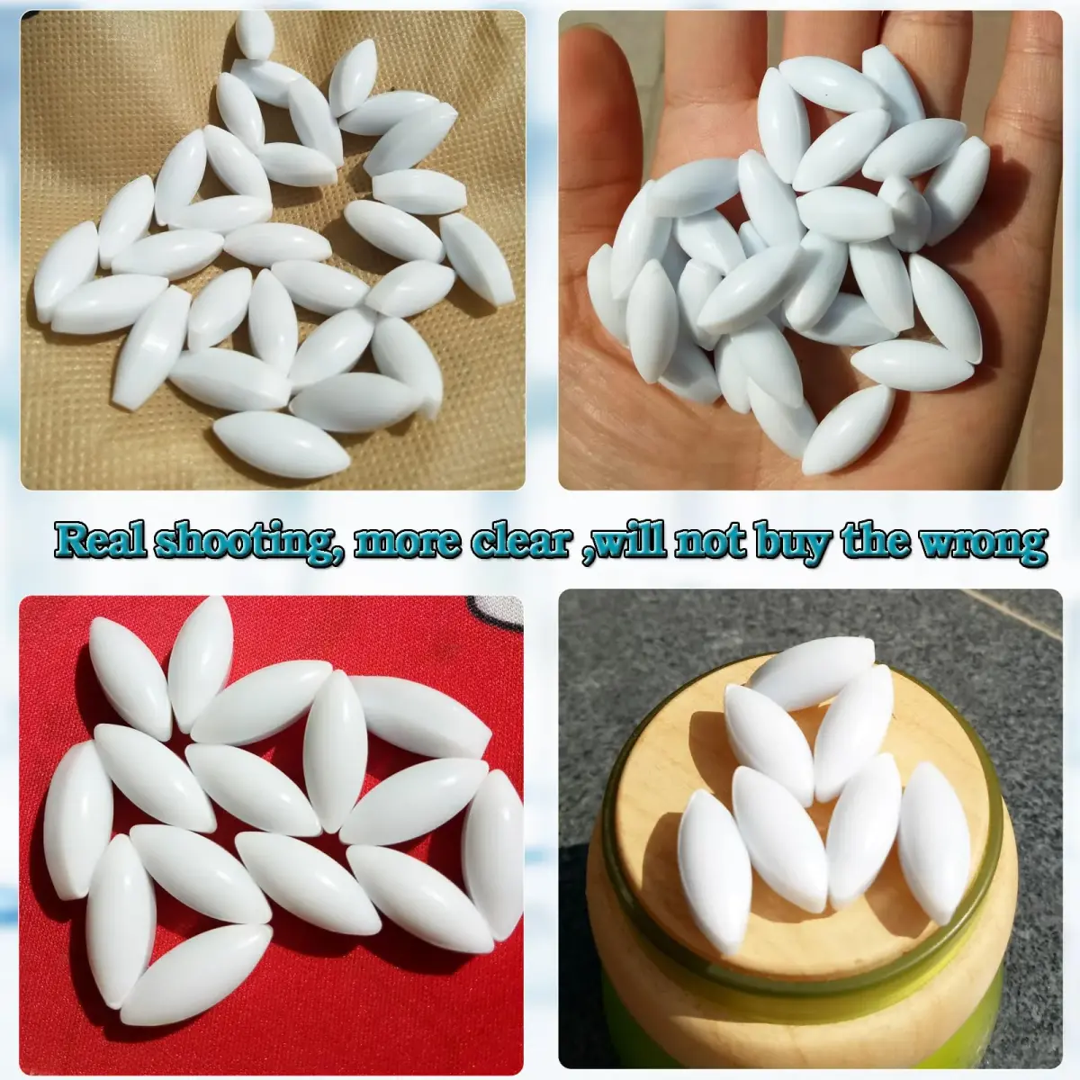 BBTCTY PTFE Magnetic Stirrer Mixer Stir Bars Olive Shape 8mm x 20mm, Pack of 10 | Inert & Non-Toxic Lab Consumables - view 3