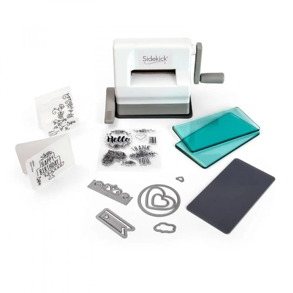 Sizzix Sidekick Starter Kit 661770 Portable Manual Die Cutting & Embossing Machine 17.5cm (6.89") Opening | Arts & Crafts - main product image