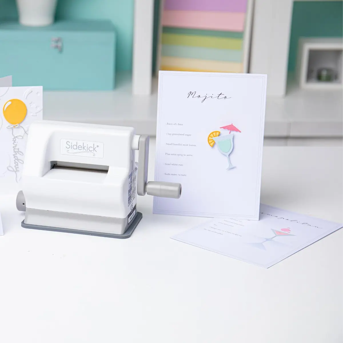 Sizzix Sidekick Starter Kit 661770 Portable Manual Die Cutting & Embossing Machine 17.5cm (6.89") Opening | Arts & Crafts - view 6