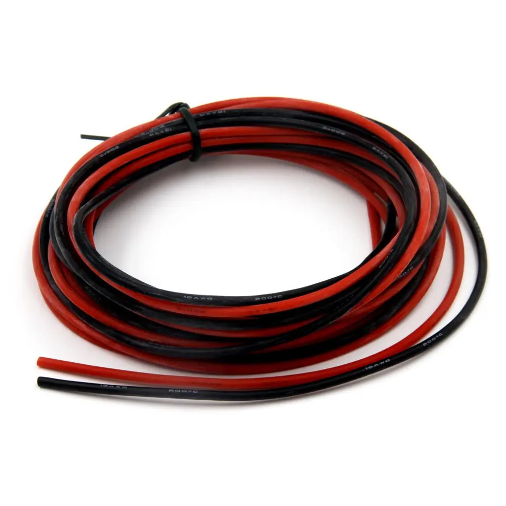 Haerkn 18 AWG Silicone Wire, 20 ft (6.1m) Total, 2 Colors (Black/Red), 600V, 200°C Rated - view 9