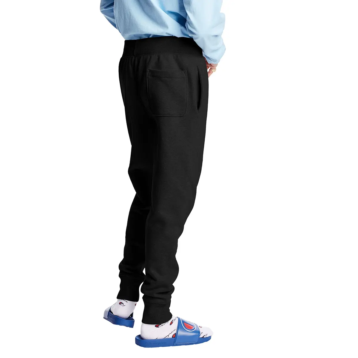 Champion Men's Reverse Weave Jogger, black/"c" logo, X-Small | Heavyweight fleece, classic fit, streetwear comfort - view 2