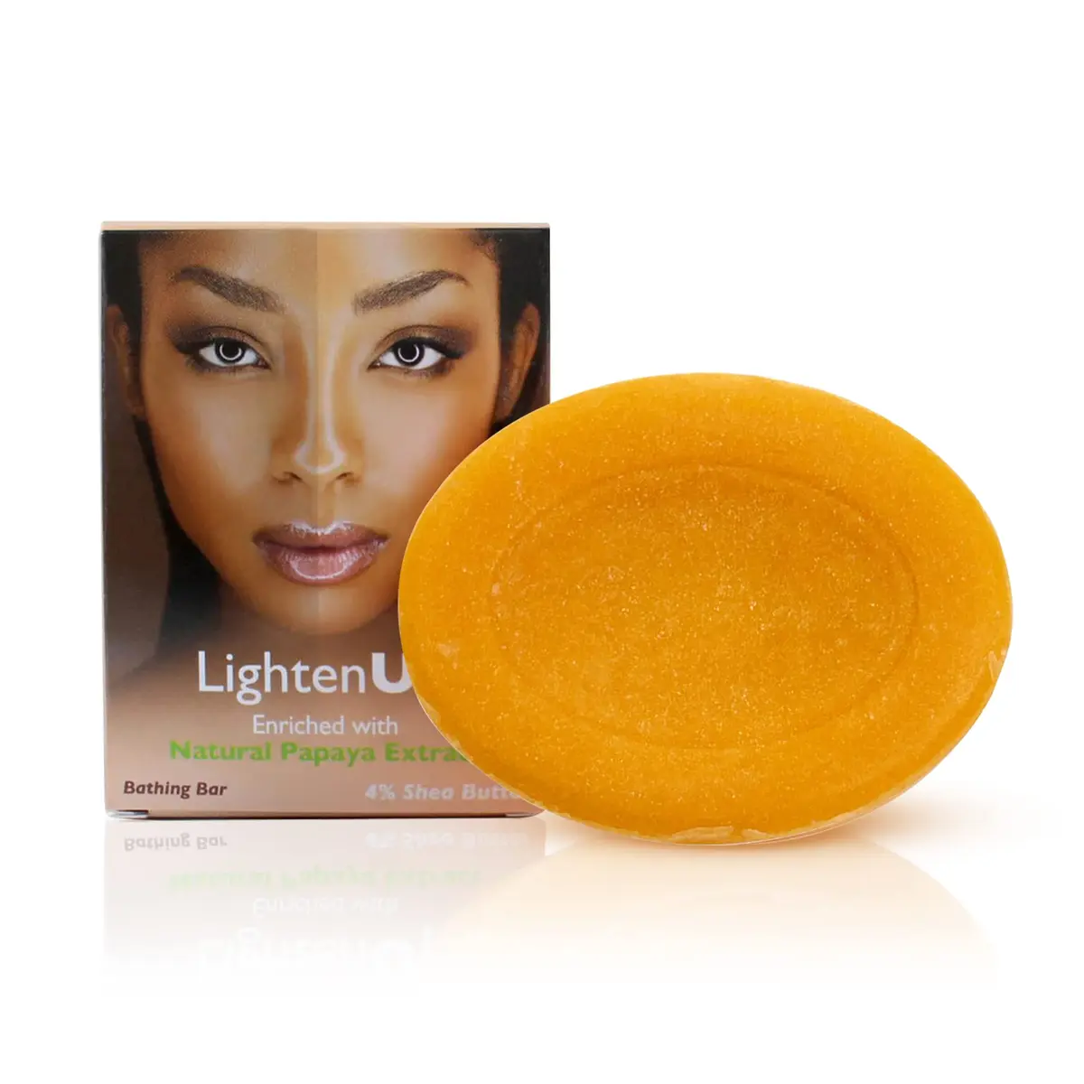 OMIC Lighten-Up Papaya Soap 100g | Brightening & Moisturizing for All Skin Types - main product image