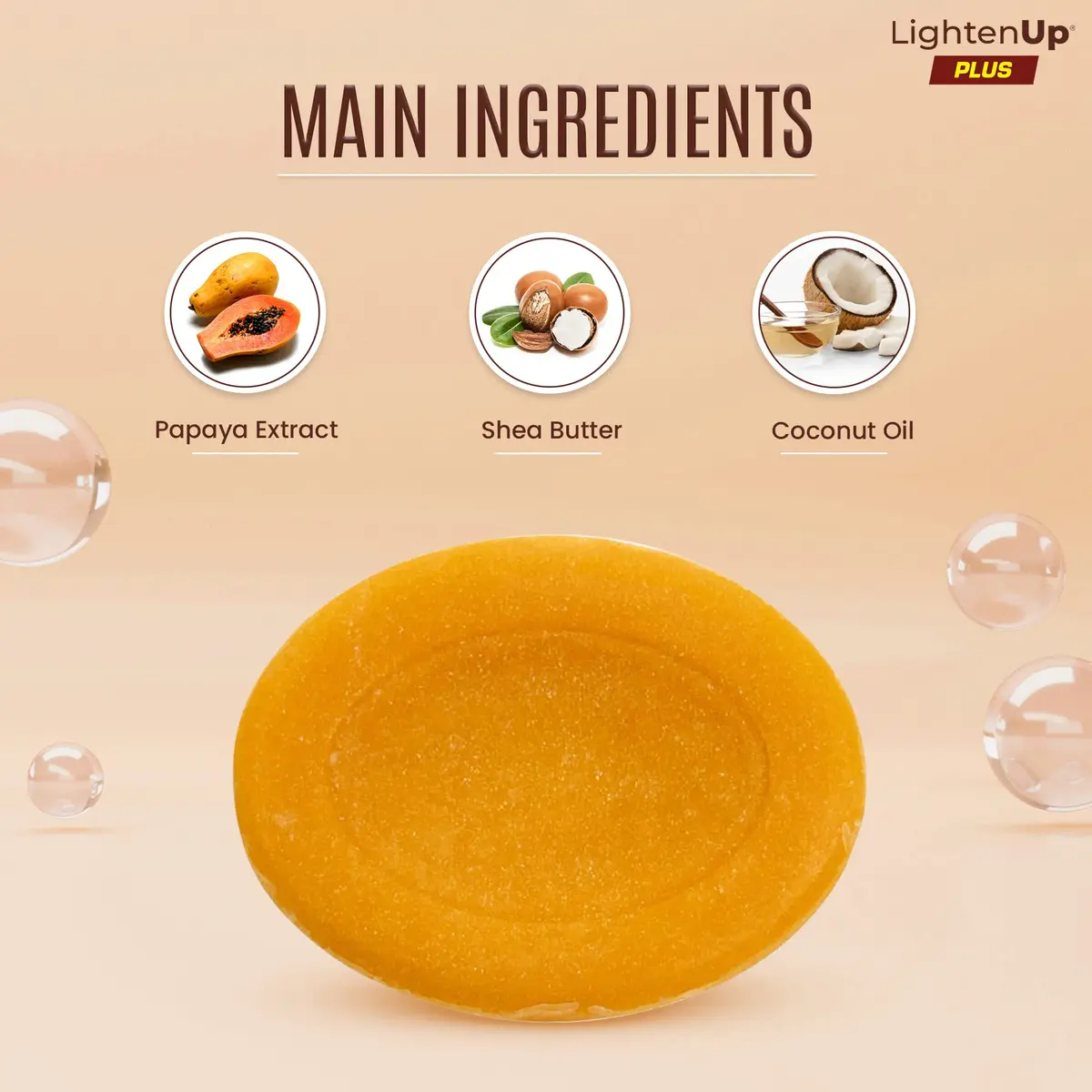 OMIC Lighten-Up Papaya Soap 100g | Brightening & Moisturizing for All Skin Types - view 2