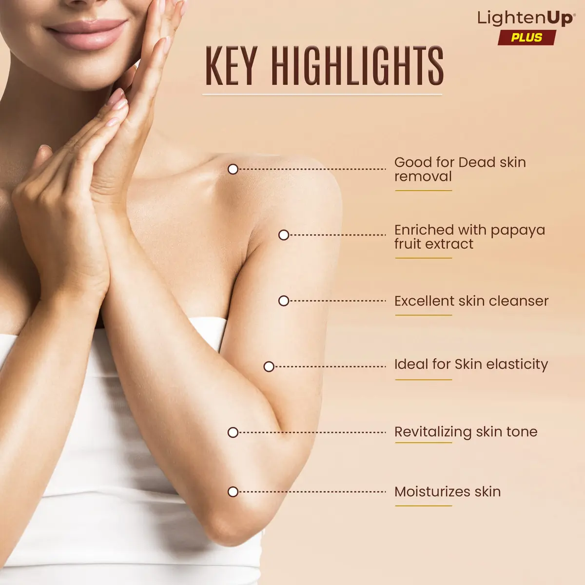 OMIC Lighten-Up Papaya Soap 100g | Brightening & Moisturizing for All Skin Types - view 4