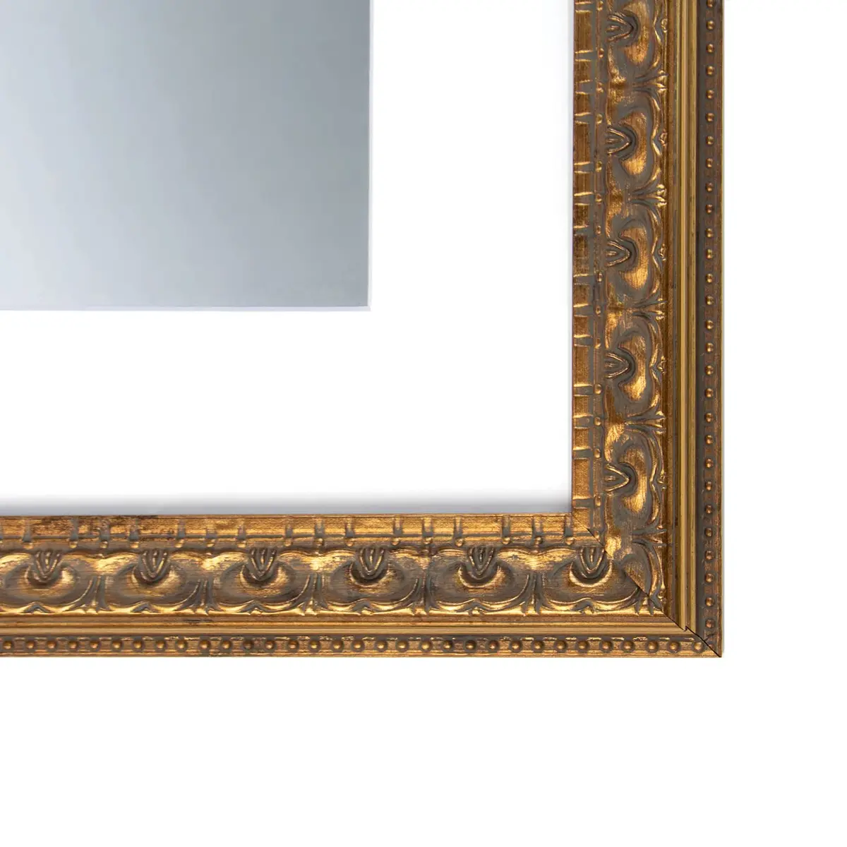 Golden State Art 11x14 Bronze Photo Frame White Mat for 8x10 Real Glass | Elegant Wall & Tabletop Decor - view 2