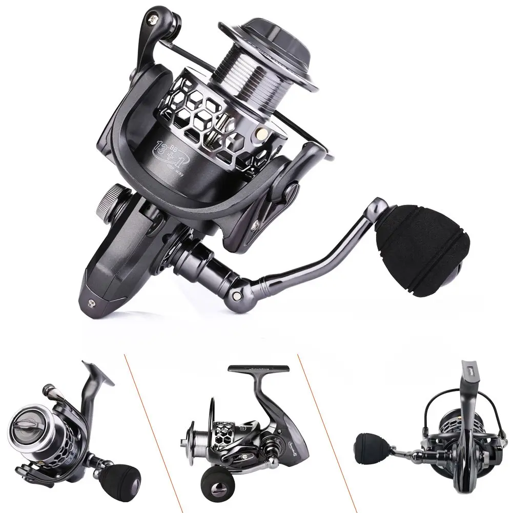 Sougayilang XY1000 Spinning Fishing Reel 210g (7.4oz) | 13+1BB Ultra Smooth Lightweight Aluminium - view 9