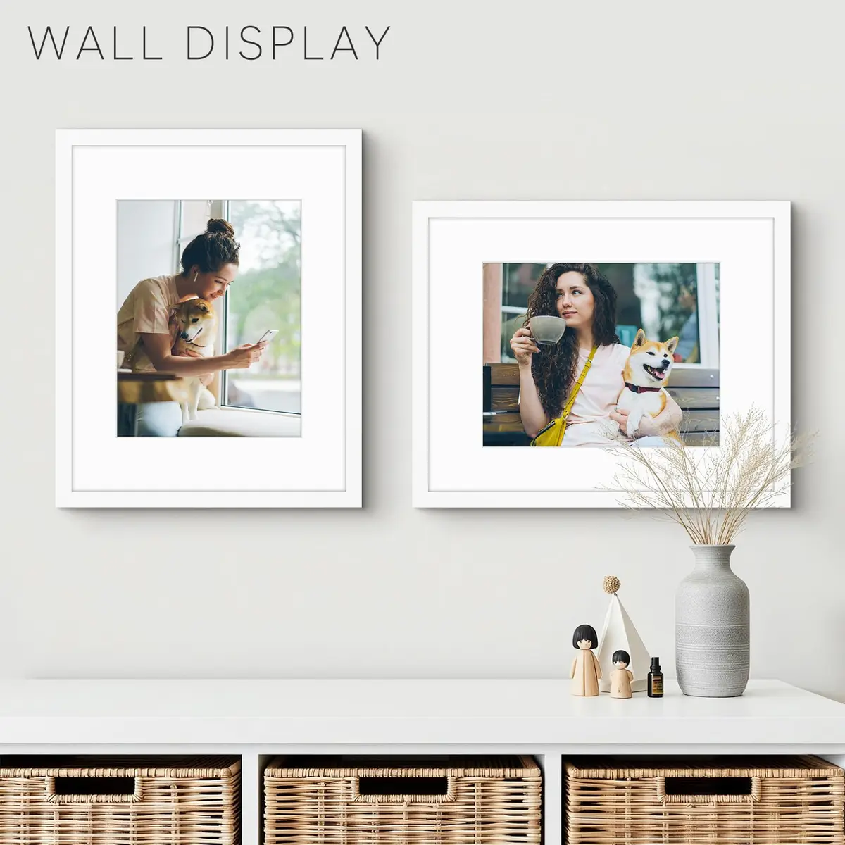 Golden State Art 16x20 White Picture Frame Mat for 11x14 Real Glass | Modern Wall & Tabletop Display - view 2