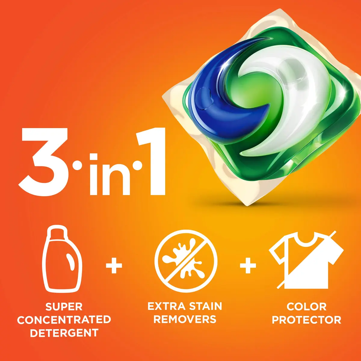 Tide Clean Breeze 3-in-1 Laundry Pacs 42 Count | America's #1 Detergent Brand - view 6
