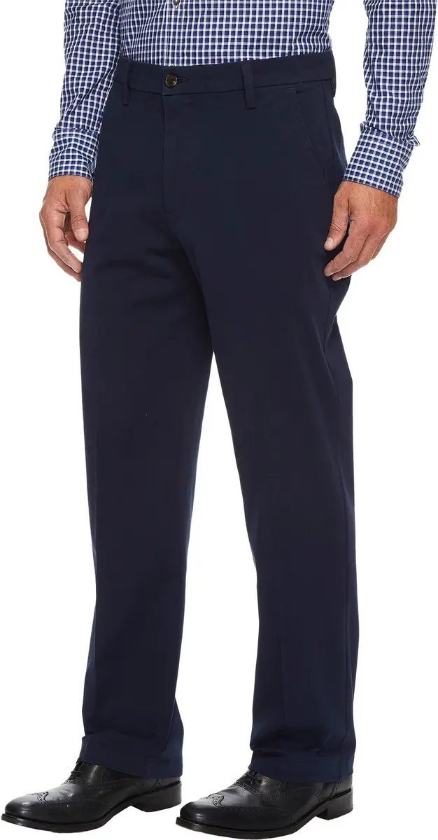 DOCKERS Men's Straight Fit Khaki Pants 36W x 29L | 4-Way Stretch, Classic Fit, Mid Rise, Cotton - view 2