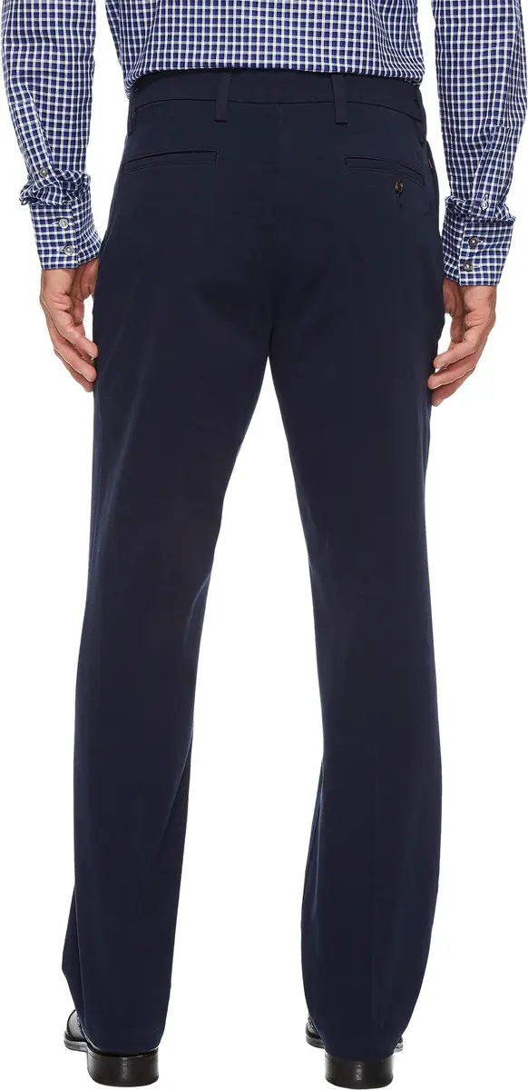 DOCKERS Men's Straight Fit Khaki Pants 36W x 29L | 4-Way Stretch, Classic Fit, Mid Rise, Cotton - view 3