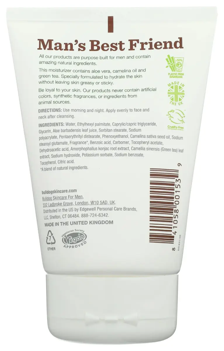 Bulldog Skincare for Men Original Face Moisturizer 99ml (3.3 Fl Oz) | Hydrates Daily for Regular Skin - view 2
