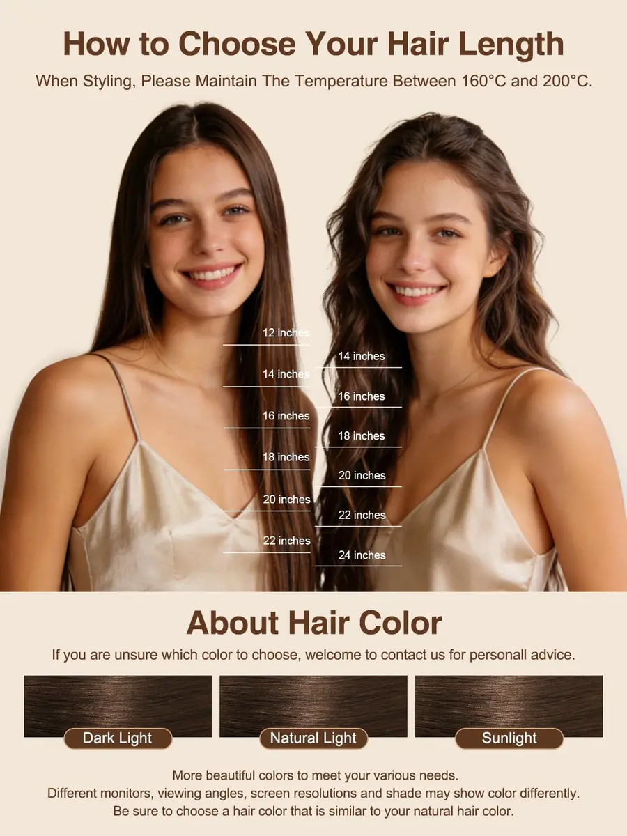 YILITE Tape In Hair Extensions Human Hair Medium Brown 20 Inch | Silky Straight, Reusable & Easy to Style - view 6