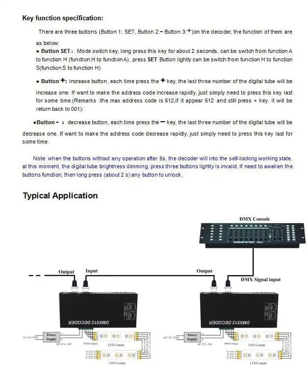 AMKI DMX 512 LED Decoder Controller 4CH Digital Display Decoder 12-24V DC | Controls 4 RGBW LED Strips Independently - view 16
