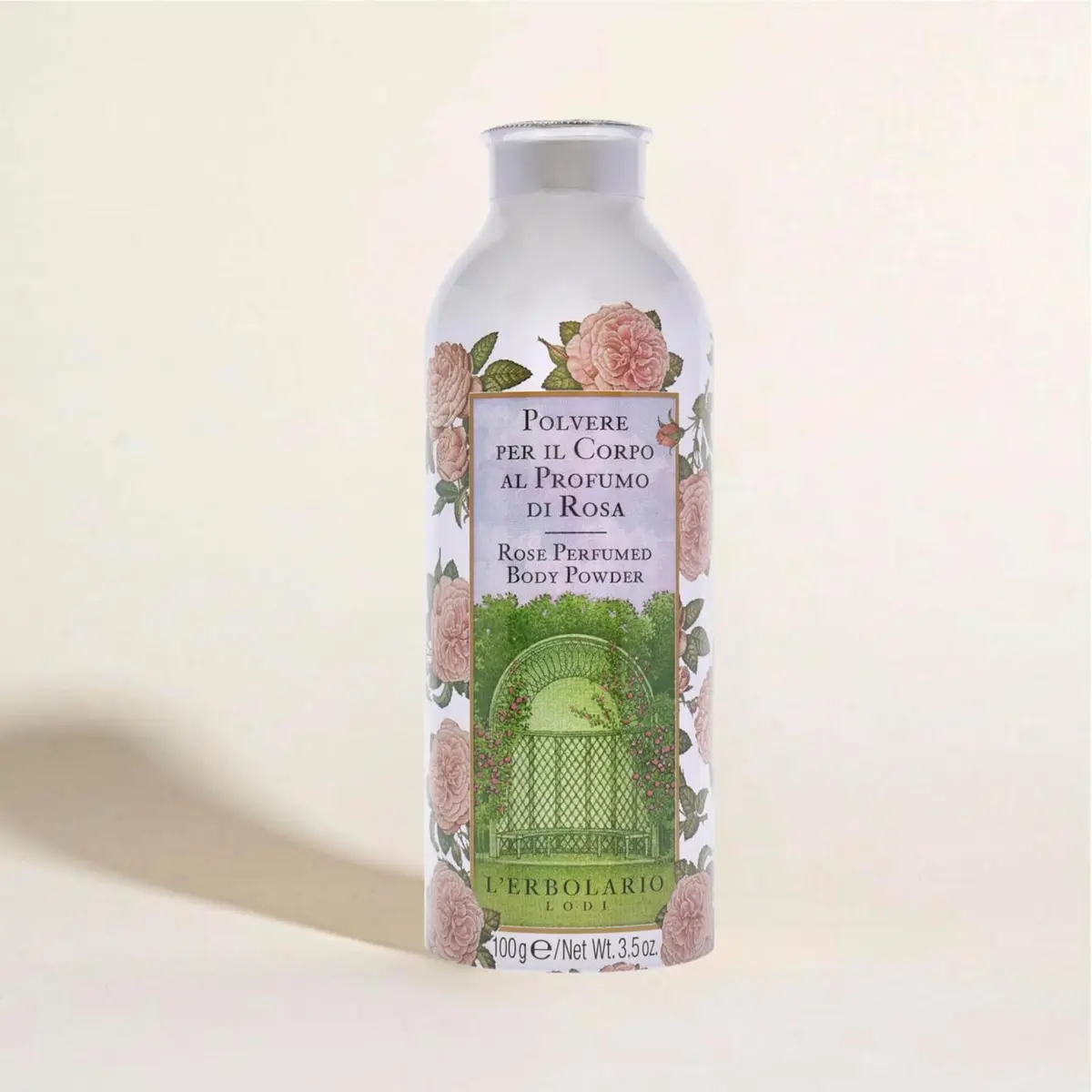 L'Erbolario Rose Perfumed Body Powder 3.5 Oz | Floral Scent, No Silicones or Parabens, Refreshing & Hydrating - view 6