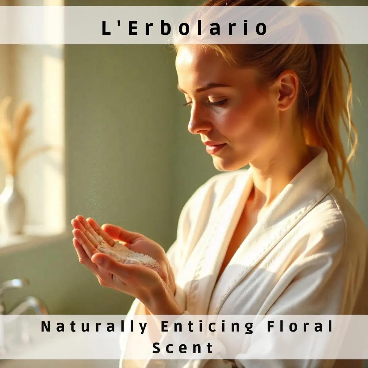 L'Erbolario Rose Perfumed Body Powder 3.5 Oz | Floral Scent, No Silicones or Parabens, Refreshing & Hydrating - view 2