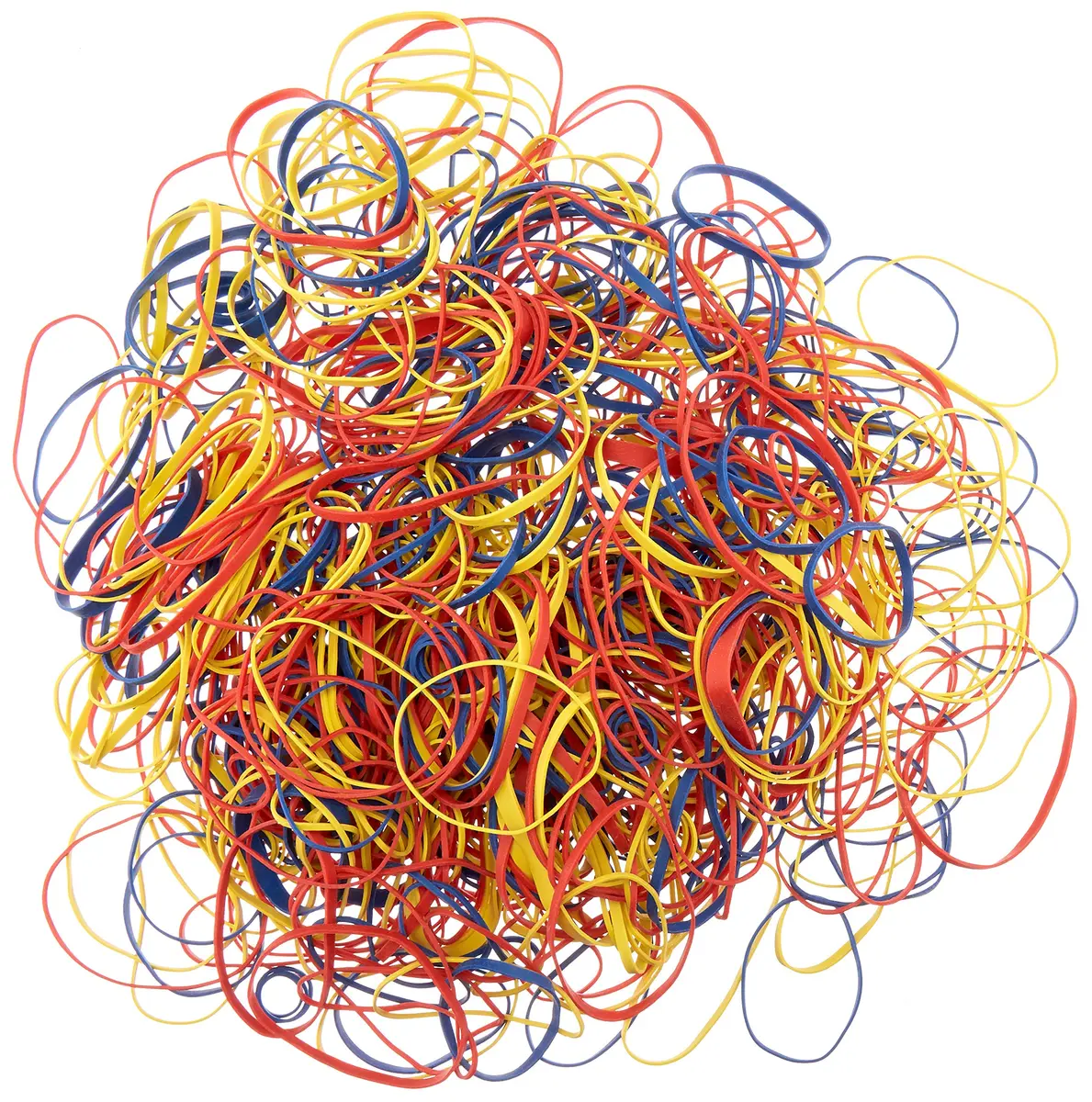 Amazon Basics Assorted Size and Color Rubber Bands | 0.23 kg (0.5 lb) Variety Pack - view 3