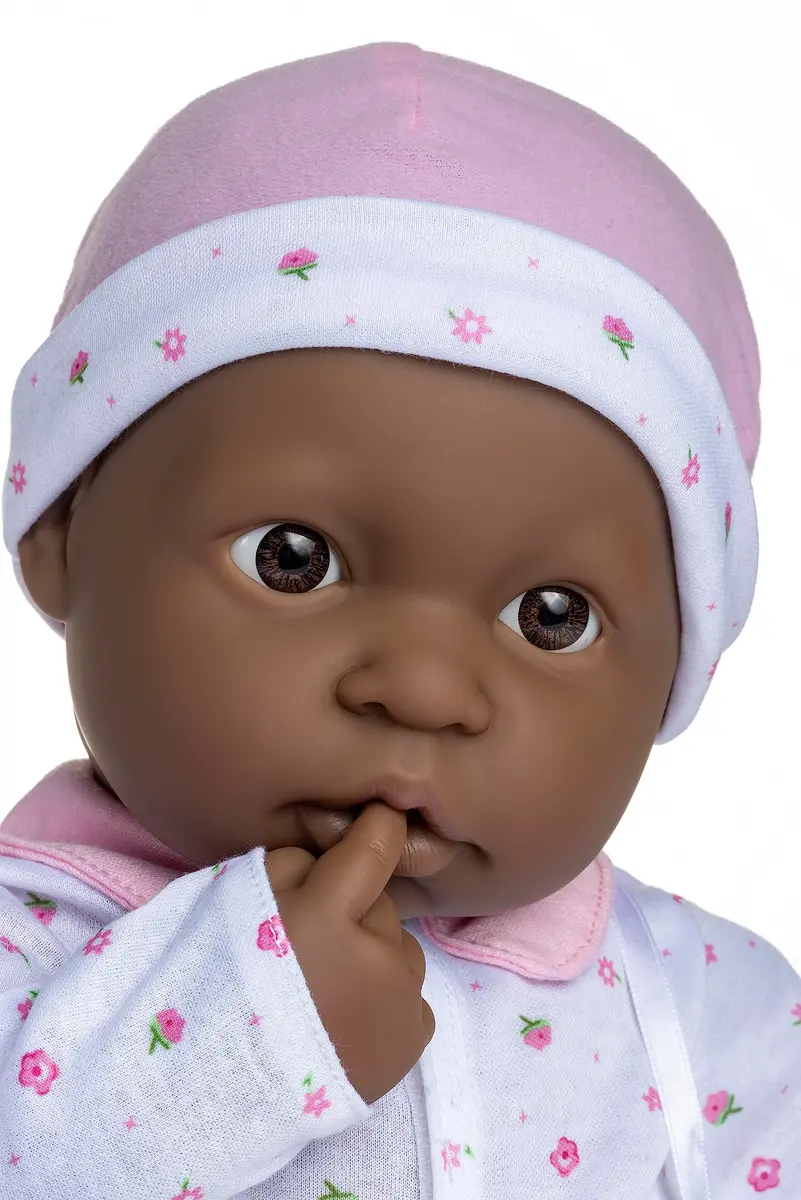 JC Toys La Baby African American 20-inch Soft Body Doll | Washable, Removable Pink Outfit & Pacifier | Ages 2+ - view 5