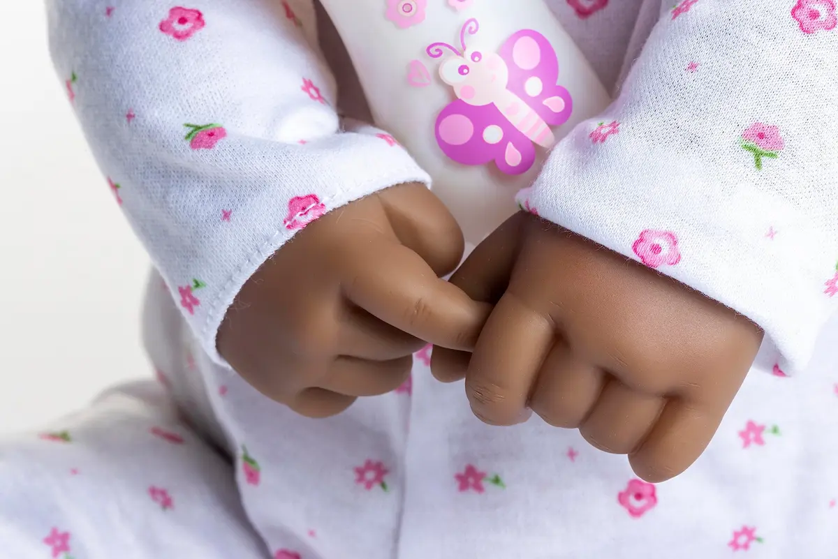 JC Toys La Baby African American 20-inch Soft Body Doll | Washable, Removable Pink Outfit & Pacifier | Ages 2+ - view 6