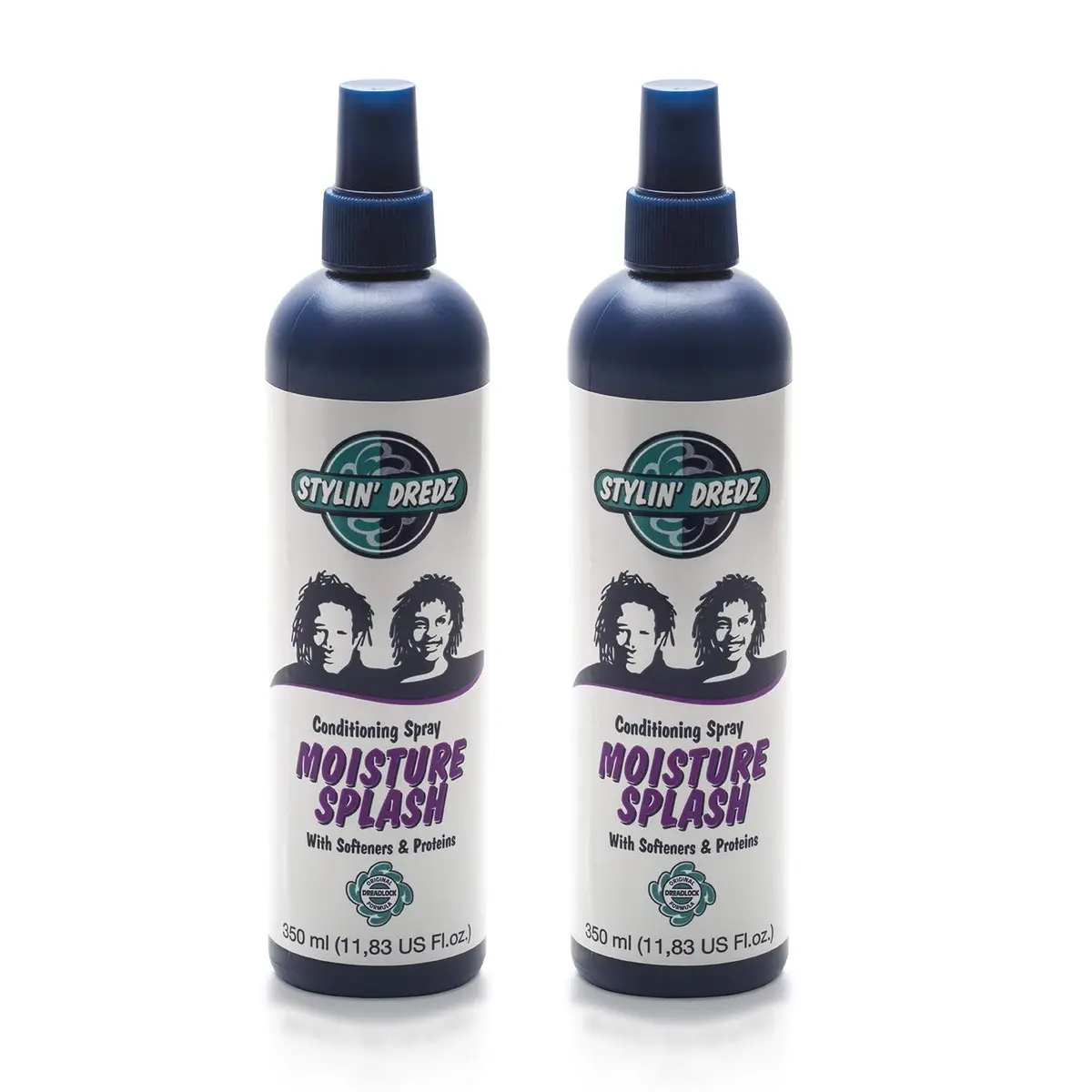 Stylin Dredz Moisture Splash Conditioning Braid Spray 350 ml Pack of 2 | Moisturizes & Soothes Dry Scalps - main product image
