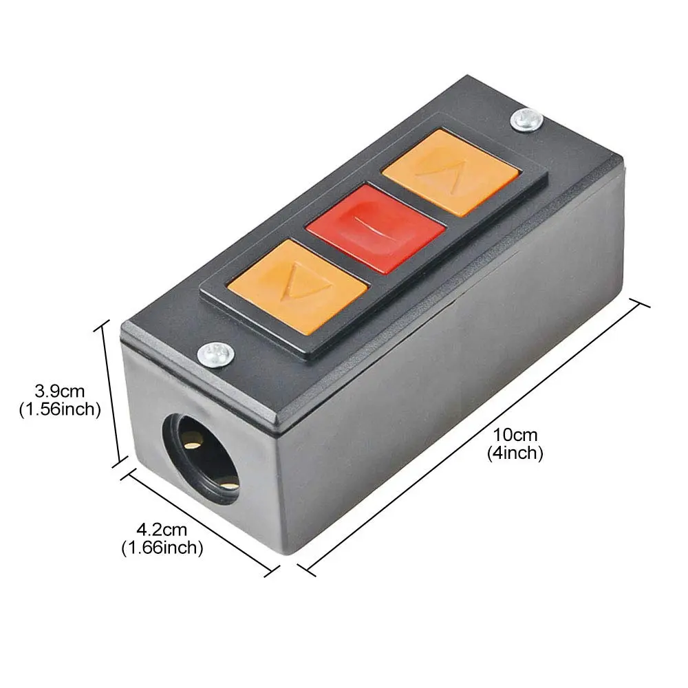 YXQ AC 600V 3A Push Button Switch for Electric Roller Shutter Garage Safety Door - view 2
