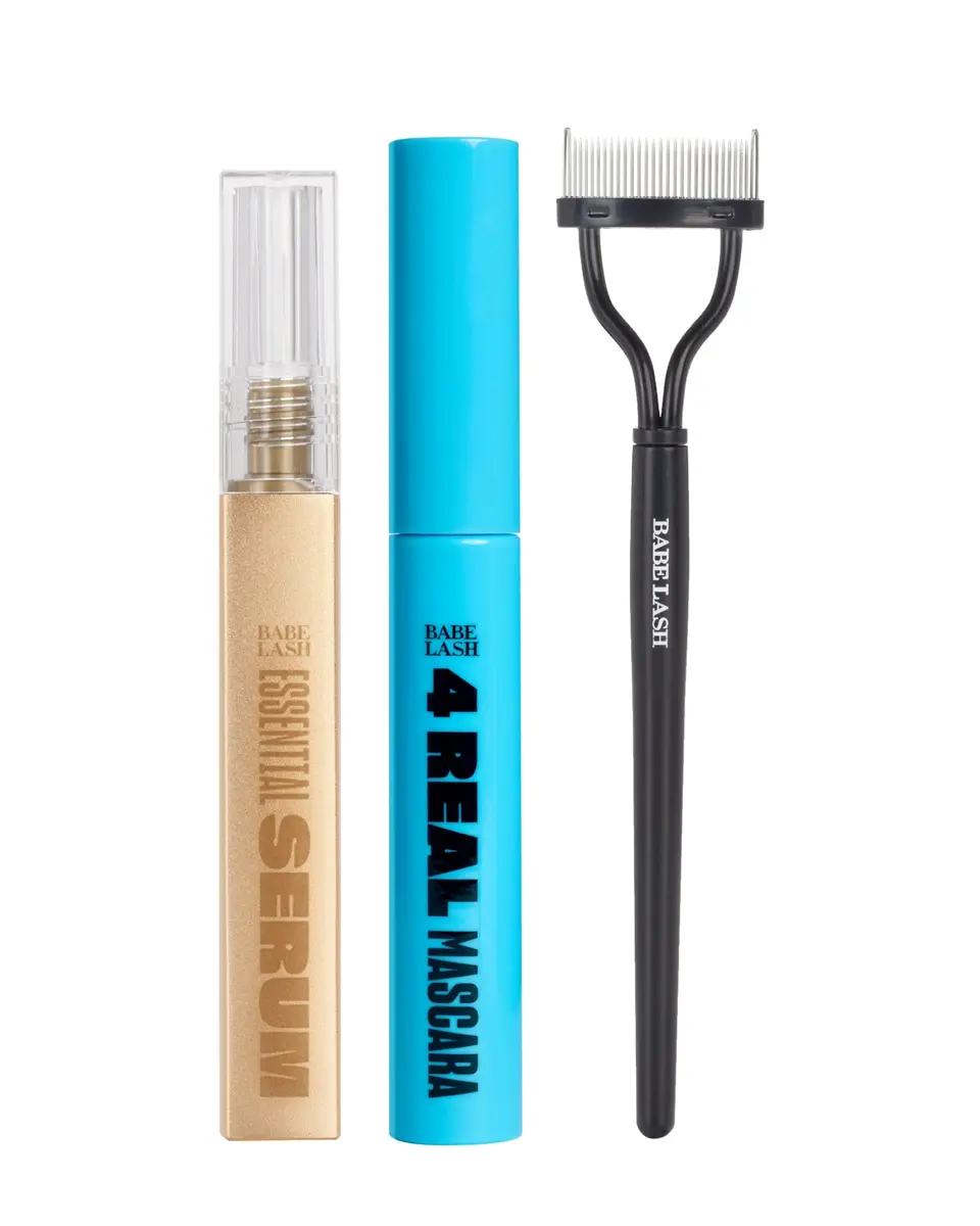 BABE ORIGINAL Viral Lashes Set, Lash Serum, Mascara & Separator | Hydrates & Nourishes Lashes & Brows - main product image