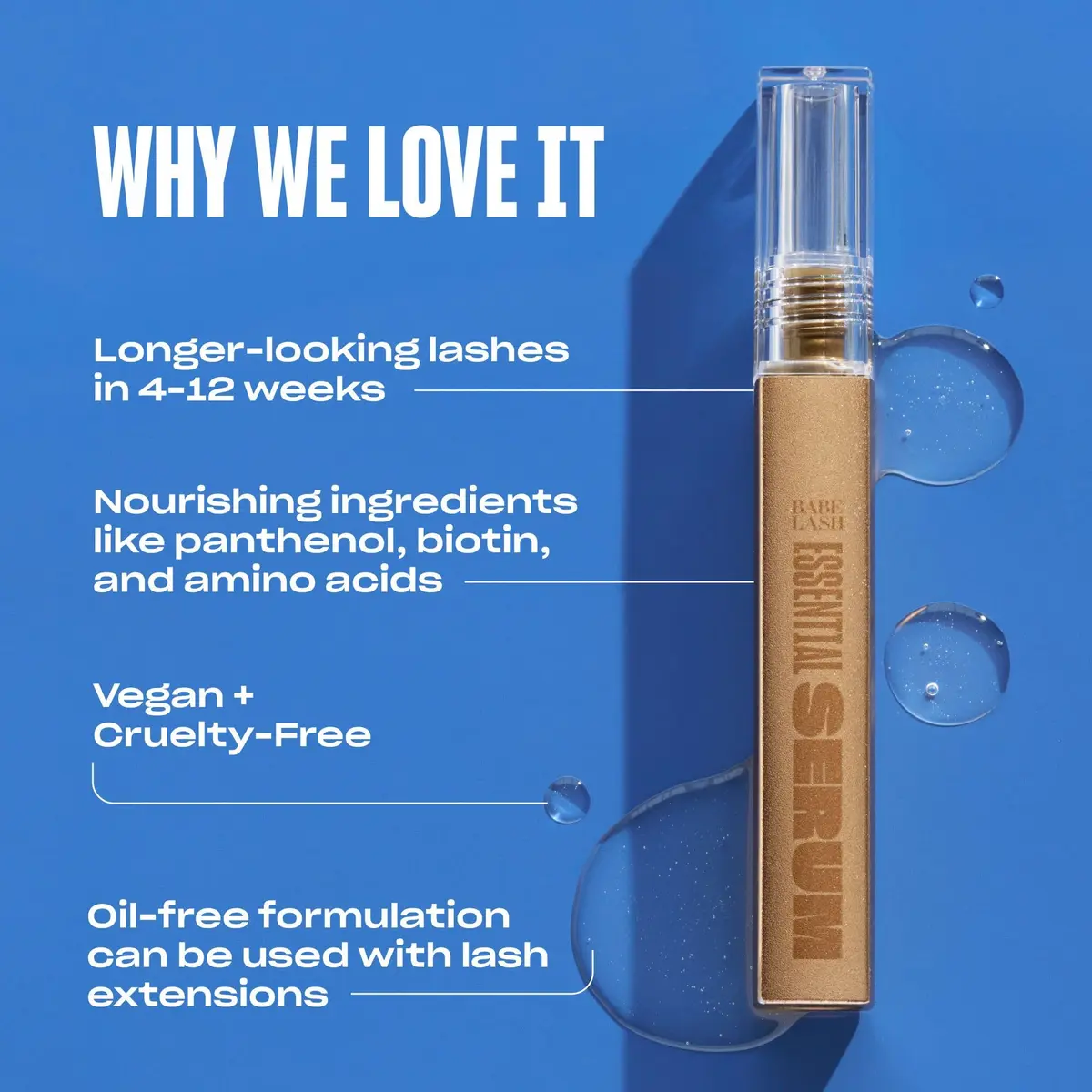 BABE ORIGINAL Viral Lashes Set, Lash Serum, Mascara & Separator | Hydrates & Nourishes Lashes & Brows - view 5