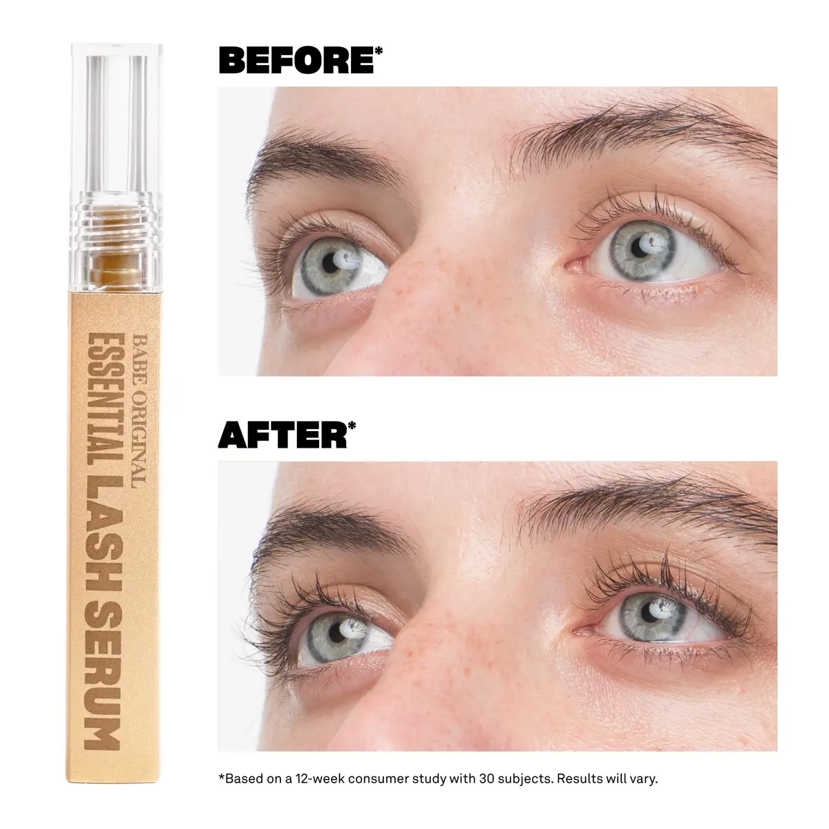 BABE ORIGINAL Viral Lashes Set, Lash Serum, Mascara & Separator | Hydrates & Nourishes Lashes & Brows - view 2