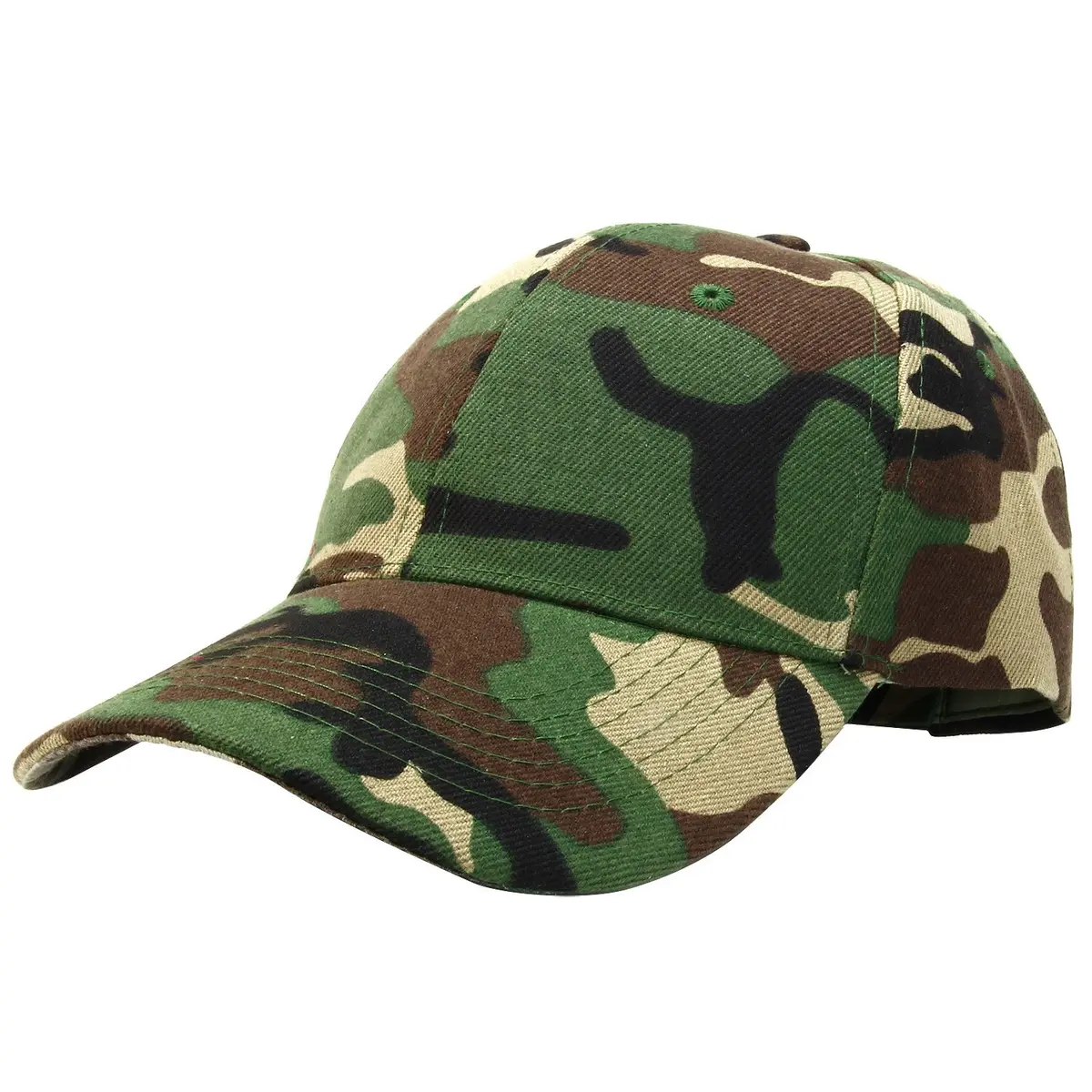 Falari Baseball Cap Adjustable Size for Running Workouts and Outdoor Activities All Seasons (1pc Woodland Camouflage) | Classic Sport Style - main product image