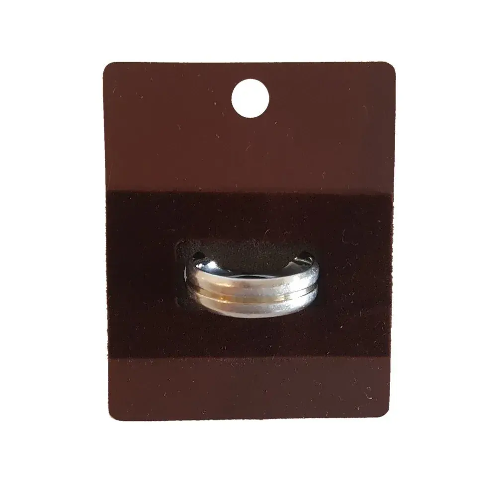 N'ice Packaging Cordovan Shade Ring Display Cards 50-Pack | 4.8 cm x 6 cm (1.88" x 2.38") - main product image